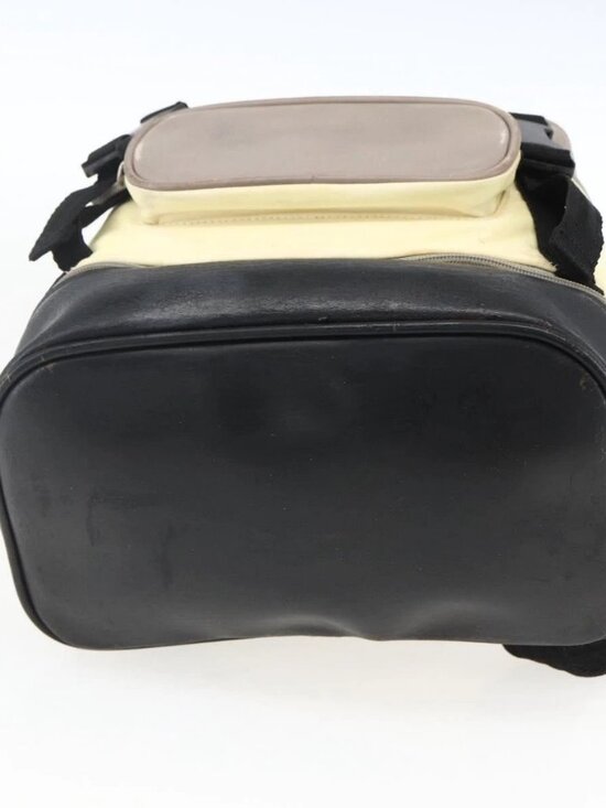 CHANEL Backpack Nylon Silver White main image 10